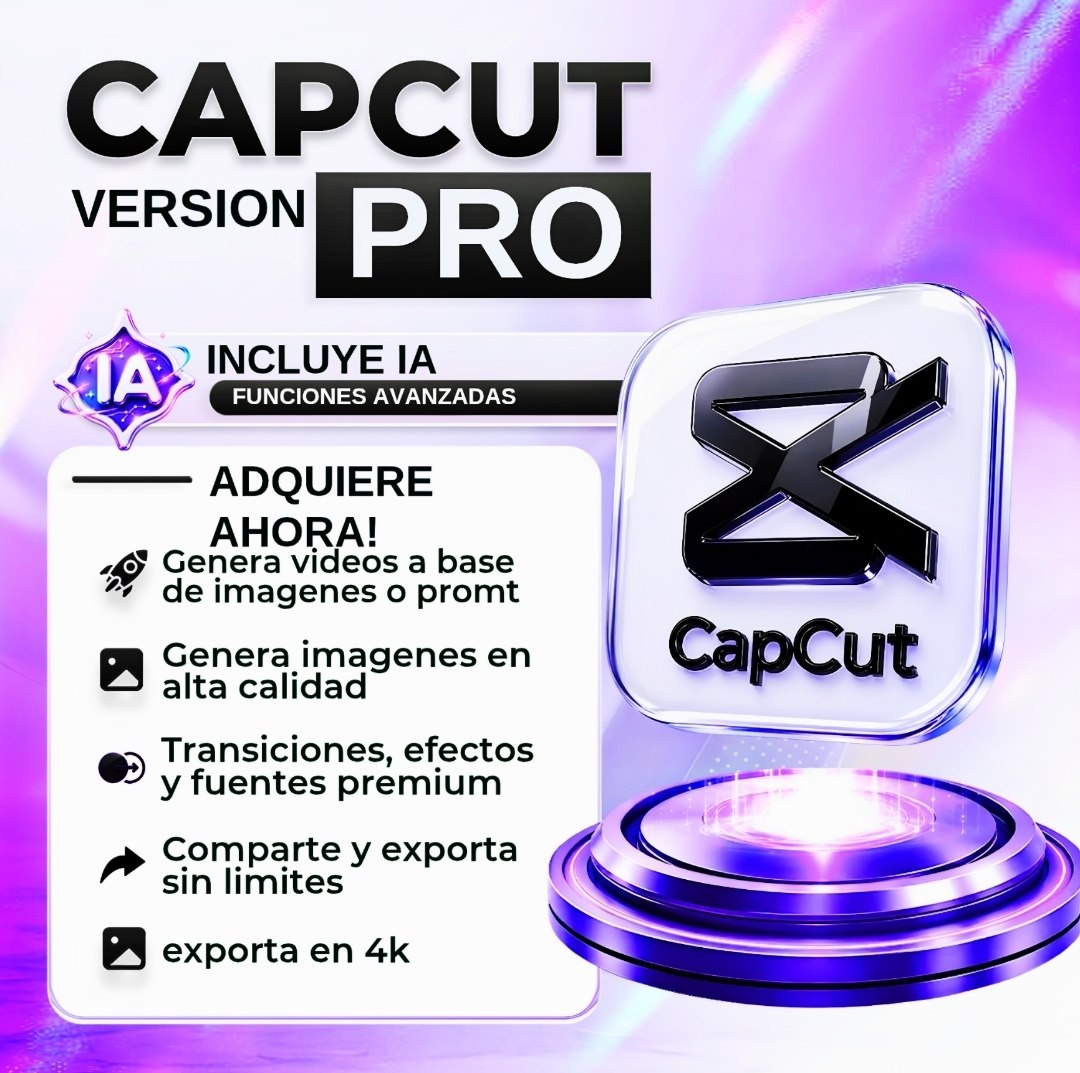 CAPCUT PRO 1 MES